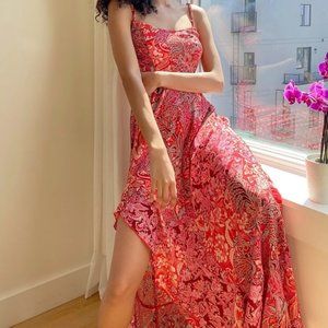 Free People Forever Yours Smocked Slip Dress